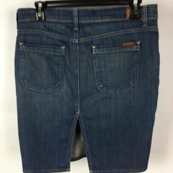 7 For All Mankind Cotton 6‎ Pockets Buttoned Sz 27 - Picture 2 of 5